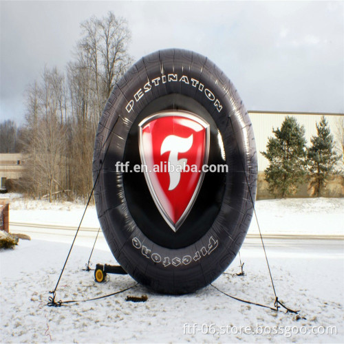Inflatable tire balloon